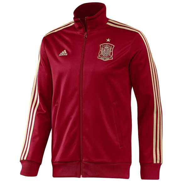 adidas Other - NWOT Adidas Spain Track Jacket - Red/Gold size L
